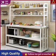 [in stock]Storage Rack Microwave Oven Oven Storage Rack Vegetable Cutting Operation Table
