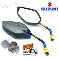 SUZUKI ADDRESS | Carbon Side Mirror Genuine parts 2TONE Original side mirror