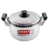 Pot Double Handle Stainless Steel Cooking Pot  / Periuk 18cm / 20cm / 22cm