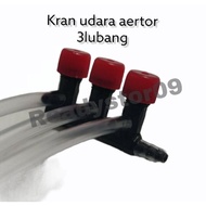 MERAH 3-hole aerator faucet 3-way aerator faucet/ 3-way red aerator faucet/