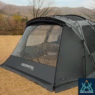 [KAZMI] KZM GEOPATH PRO Black Forest Villa Tent Dedicated Window Hanging Camping Accessories With St