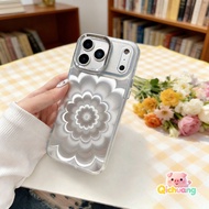 Phantom Flower Electroplated Frame Case For Samsung Galaxy S26 S25 S24 S23 S22 S21 S20 S10 S9 Plus F