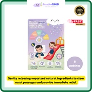 BreatheCloud Vapour Patch 8pcs per box |EXP:09/27| Natural Essential Oil | Relaxing | Breath Ease