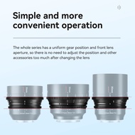 7ช่างฝีมือเลนส์ภาพยนตร์ T2.0สเปกตรัม35มม. 50มม. 85มม. เลนส์สำหรับ Sony เลนส์ภาพยนตร์เต็มเฟรม FX3พานาโซนิค S5 Leica SIGMA L Nikon Z Canon RF