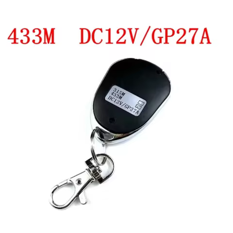 2pcs for DOORMAN 433M DC12V/GP27A garage door car roller shutter door and gate remote control, witho