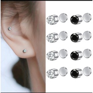 Super strong gemstone magnetic earrings-fake earings