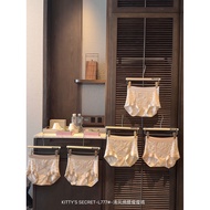 [L777/5 Pack] KITTY 'S SECRETL777 Breeze Flashing Waist Thin Pants Cross Bandage Jacquard Panties Bo