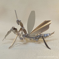 Mantis Model Metal Puzzle3d 3D Model Toy Stainless Steel Assembly Finished Simulation Insect Mechani