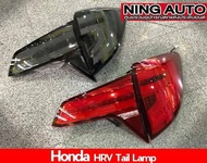 ไฟท้าย ไฟท้ายแต่ง HRV Vezel Honda 2013 2015 2016 2017 2018 2019 2020  สีSmoke LED bar 2 เส้น ไฟวิ่ง