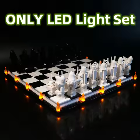 IN STOCK RC LED Light Set ForWizard’s Chess Compatible With LEGO 76392 Movie Building Blocks Accesso