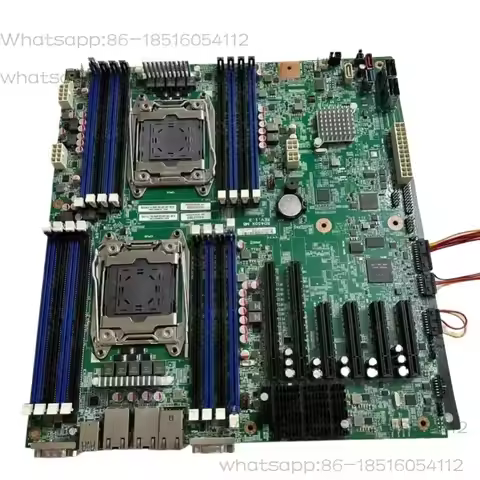 Intel 2011 Dual Channel X99 Server Motherboard NVME 10 Gigabit 32 Core M.2 Lenovo RD450X Six Card AL