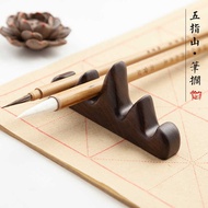 Five-Finger Rest Black Azalea Holder Hanger Four Treasures of the Study Red Solid Wood Brush