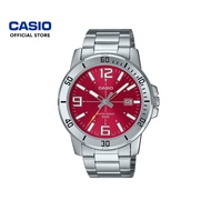 Casio General MTP-VD01D-4BV Silver Stainless Steel Band Men Watch
