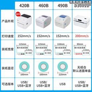 芯燁460b/420b快遞單電子面單熱敏打單機不乾膠物流標籤紙e郵寶fbafba蝦皮碼印表機