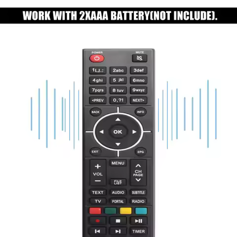 X49A-Remote Control Of Zgemma Star HS /H2S /H2H /H5 /H5.2S Satellite Receiver Combo, Directly Use