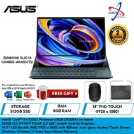 Asus ZENBOOK Duo 14 UX482E-AKA551TS 14" FHD Laptop I5-1135G7 8GD4 512SSD WIN10H (WITH OFFICE OPI) -Blue
