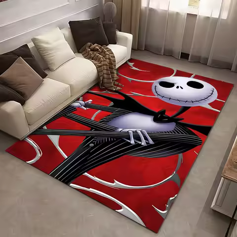 Classic Movie Nightmare Before Christmas Jack Large Carpet LivingRoom Home Decor Sofa Table Rug Anti