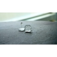 Begonia Flower Transparent Stud Earrings/Ear Clips-Beautiful Taiwan Culture Series