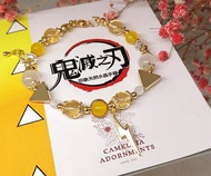 【鬼滅之刃】我妻善逸 02 | 同人水晶DIY設計手鏈 - 客製化禮物