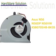 Asus N56 N56DP N56VW N56VM N56VZ N56SL N56DY N56VV N76VZ KSB0705HB-BK35 Laptop CPU Cooling Fan