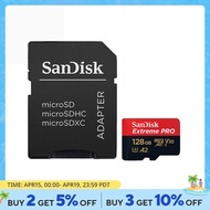 SanDisk Memory Card MicroSDcards Extreme Pro Flash 128GB SDXC UHS-I 512GB 256GB 64GB U3 V30 TF Card Adapter for Camera DJI