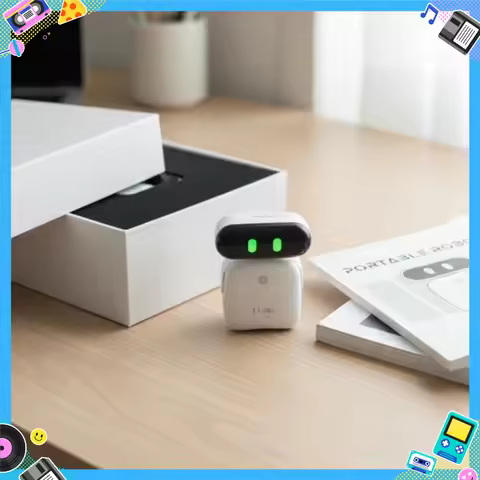 I.Luki LUKI Smart Companion Robot Emotional Social Voice Interactive Robot Wireless Indoor Foreign L