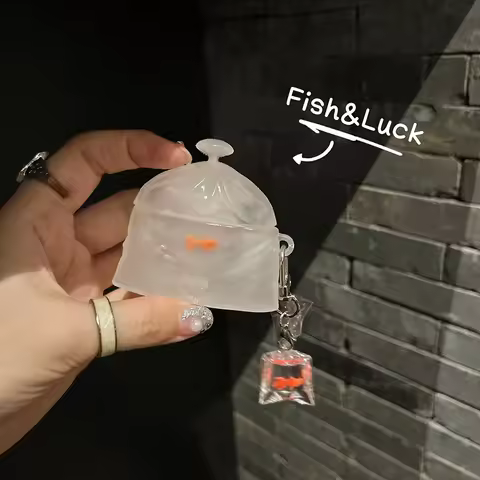 Bag with Goldfish Case for HUAWEI FreeBuds 4 4e 4i 5 5i 6i Cover for HUAWEI Free Buds Pro2 Pro3 Pro4