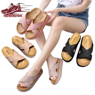 sandal perempuan wedges sandal murah sandal tapak tebal sandal sarung women sandal women slipper san