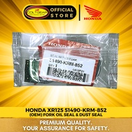 HONDA Parts Fork Oil Seal & Dust Seal for XR125 / TMX Supremo 1000 [ 51490-KRM-852 ]