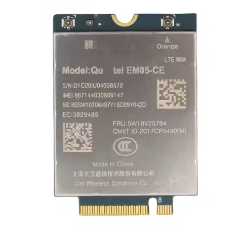 Original WWAN WAN,QTL,EM05-CE CAT4 for ThinkPad X13,X1 Carbon 8th 9th, X13 Yoga T14 T15 T14s X13 L14