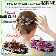 REFINEMENT Rhinestone Hot Hair Dovetail Clip Charm Durable