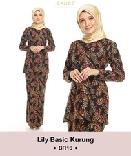 KURUNG BATIK | LILY BASIC KURUNG BR16 KURUNG MODEN SAIZ M L IRONLESS BAJU KURUNG BAJU COTTON black b