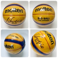 Molten FIBA 3 x 3 Basketball Size 6 (Size 7 Weight) Bola Keranjang 3 x 3 Size 6 (Size 7 Berat)