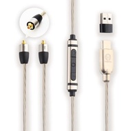 川木W162 Type C 耳機升級線 mmcx 插頭專業 TypeC 鍍銀線