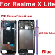 ฝาครอบกลาง X7สำหรับ OPPO Realme X Lite X2 Pro X50M X50 X3 SuperZoom 5G กรอบกลางพร้อมกระเป๋าใส่กล้องป