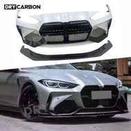 On sale Carbon Fiber Front Bumper Grill Spoiler for BMW G80 M3 M4 G82 G83 2021+ Car Front Bumper Lip