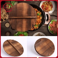 32/36CM Wooden Wok Cover Multi-Functional Fir Kitchen Wooden Wood Lid