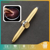 Fidget Spinner Pen Metal Ballpoint Pen Hand Spinner Toy Fidget Spinner LED Light Up Long Spinning Pe
