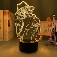 ⓛLover One Piece Figure Luffy Gear 2 LED Night light 3D Lamp Light Figure OP Zoro Sanji Nami Tou ☃M