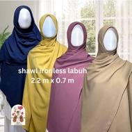 shawl labuh ironless cey crape (2.2mx0.7m)