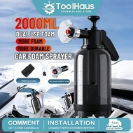 🔥READY STOCK🔥2L Car Wash Foam Sprayer Portable Hand Pump Pressure Washer Sprayer Car Wash Tools