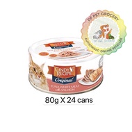 Cindy Recipe ORIGINAL 80g X 24 Cans - 100% Grain Free - Cindy Original Cat Wet Food