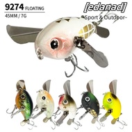EDANAD Cicada Lure, Metal-Blade Design 7g Weight Cicada Fishing Lure, Professional Grade Floating Bo