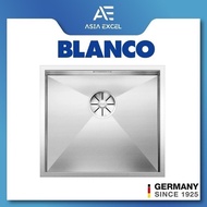 BLANCO ZEROX 450-U 45CM SINGLE BOWL STAINLESS STEEL KITCHEN SINK