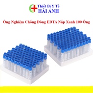 EDTA Antifreeze Test Tube with Green Cap 100 Tubes