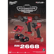 Milwaukee M18 Automotive Solution 2668 Combo M18FMTIW2F12 Mid Torque Impact Wrench + M18FIW212 Stubby Impact Wrench