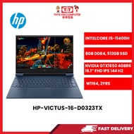 HP-VICTUS-16-D0323TX-BLU-INTELCOREI5-11400H,8GBR4,512GBSSD,GTX16504GV,16.1"FHD,W11H,2YRS