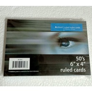 Bundle sale of 3 pks (3 x 50 cards) Azone Besform  Ruled Index Card 4"x6"