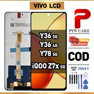 LCD For Vivo Y36 / Vivo Y36 5G/ Vivo Y78/ IQOO Z7 5G/ Z7X/ Z8/ Z8i Glass Touch Screen Digitizer LCD