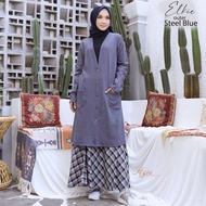 Outer ELKIE | Muslimah CARDIGAN | Long OUTER | Imported Knit Cardigan | Imported KNIT CARDIGAN | Out